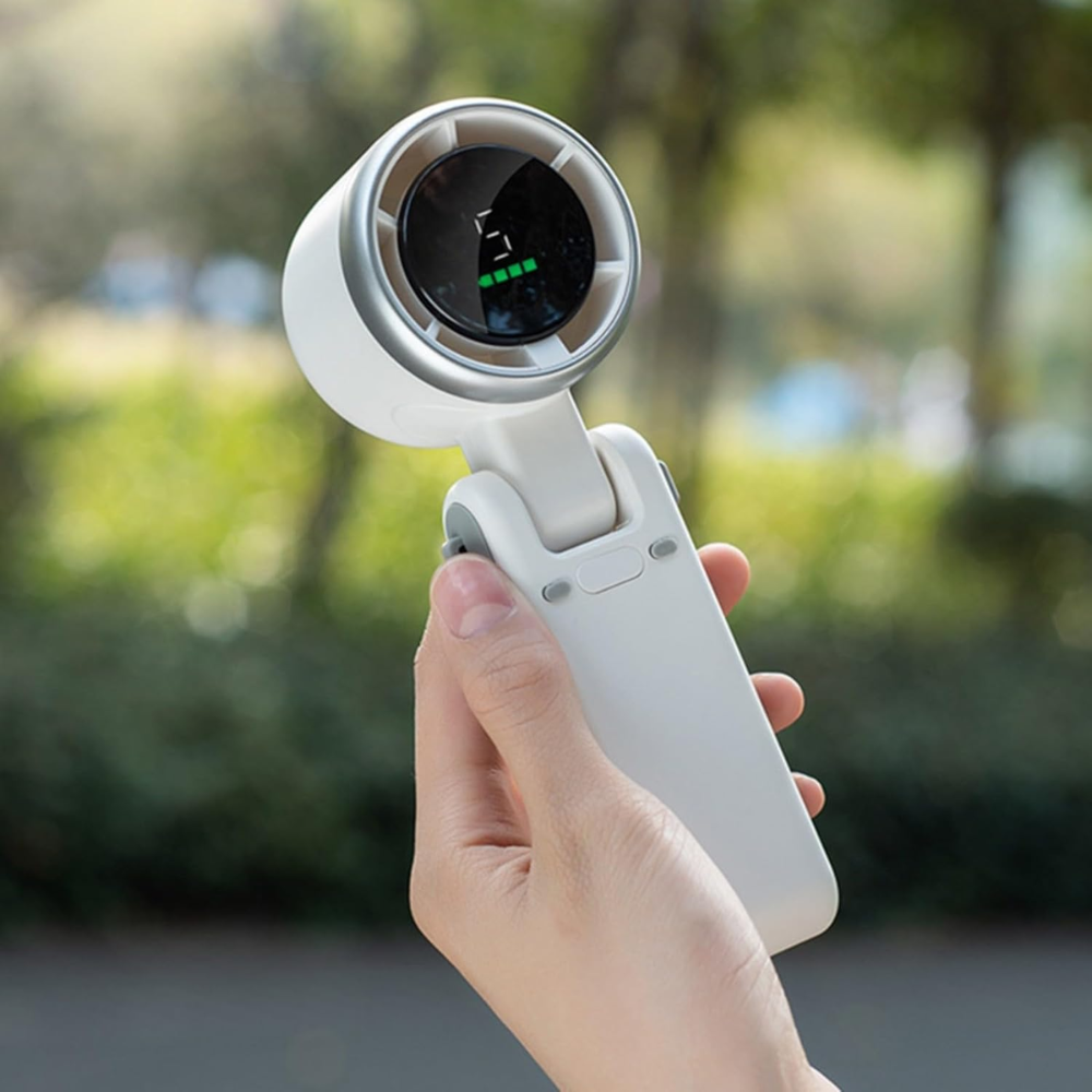 Mini ventilateur de poche avec écran digital
