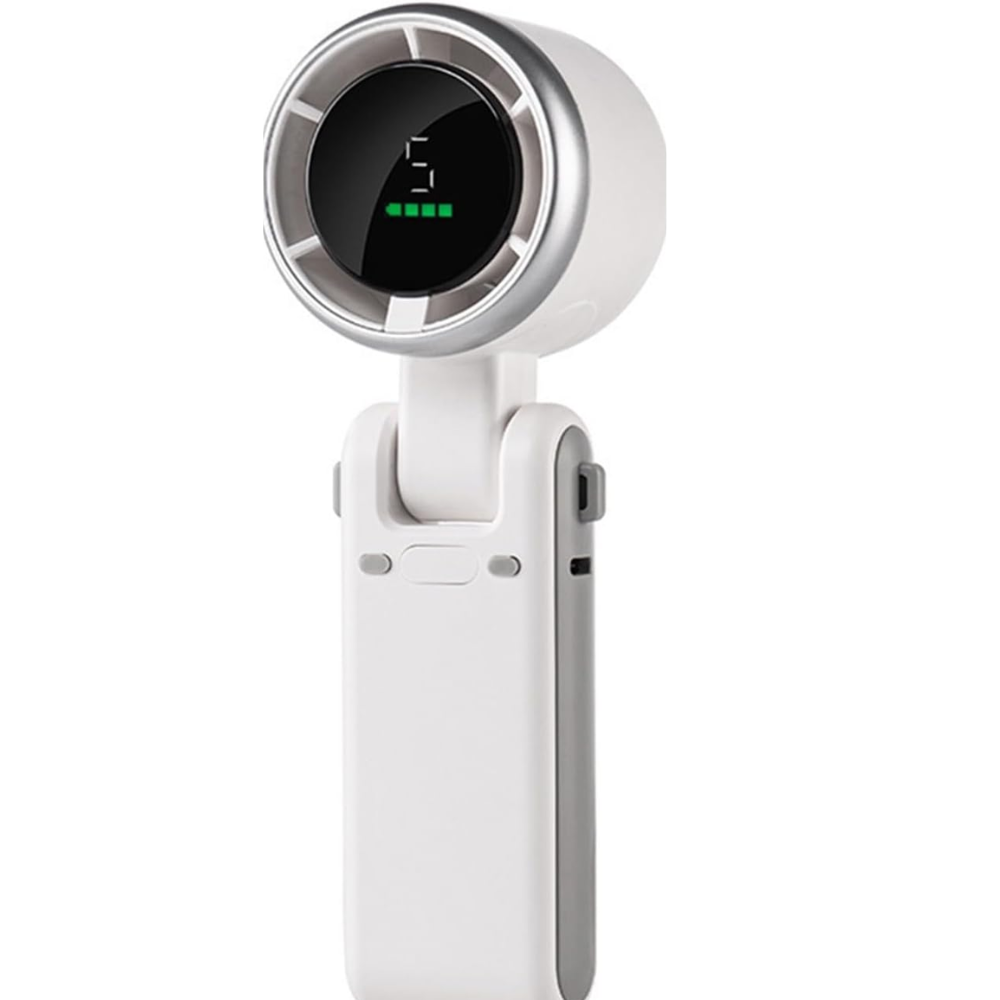 Mini ventilateur de poche avec écran digital